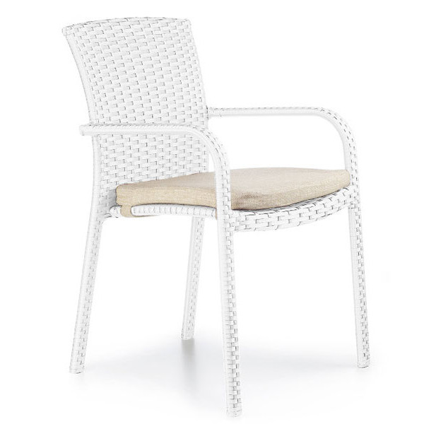 Стілець із ротанга Pradex Палермо Білий-0