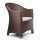Кресло из ротанга Pradex Комфорт Темно-коричневое