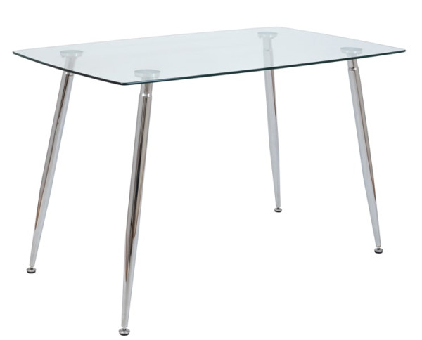 Стол стеклянный обеденный Richman Итали Хром Стол стеклянный обеденный Richman Итали Хром-0