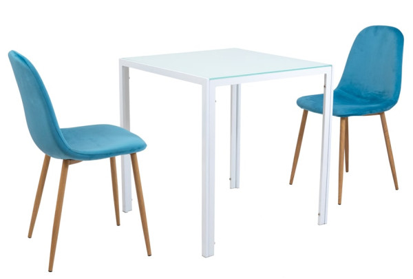 Стіл скляний обідній Richman Крит Білий-4