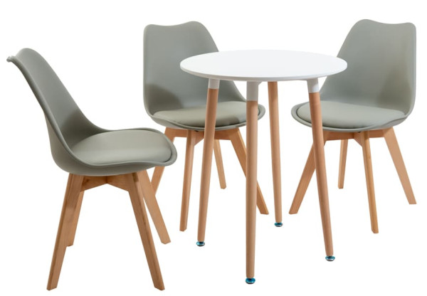 Стіл круглий обідній Richman Ксав'єр Білий-4