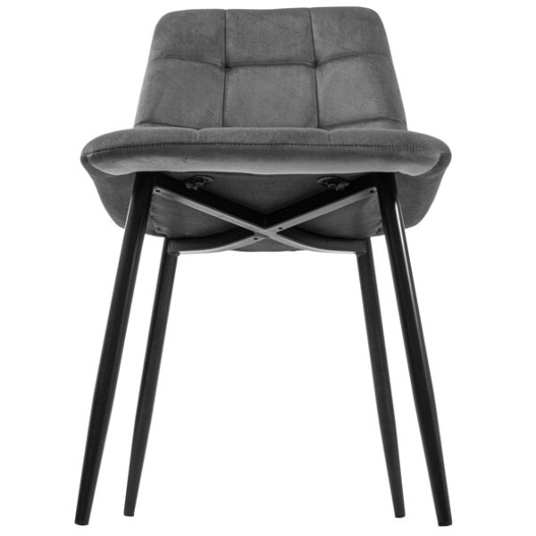 Стілець обідній Richman Альба Сірий-Чорний-10