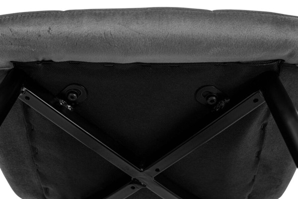 Стілець обідній Richman Альба Сірий-Чорний-13