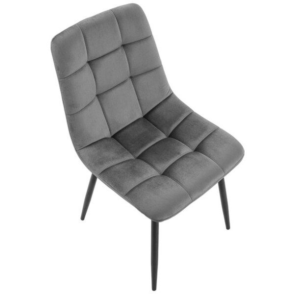 Стілець обідній Richman Альба Сірий-Чорний-1