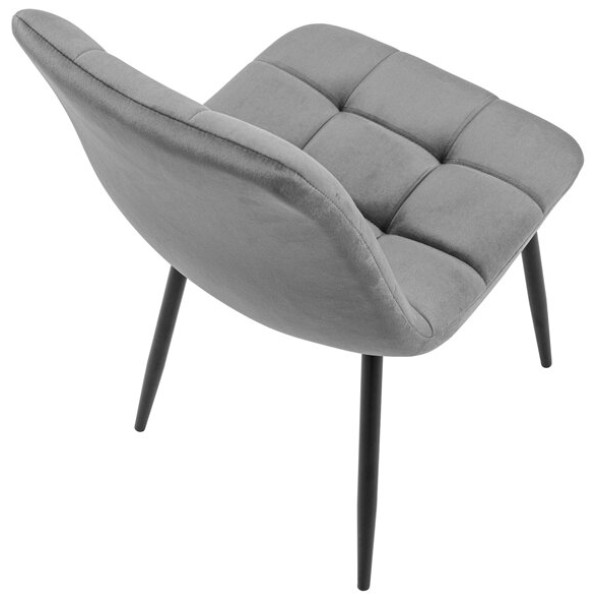 Стілець обідній Richman Альба Сірий-Чорний-5