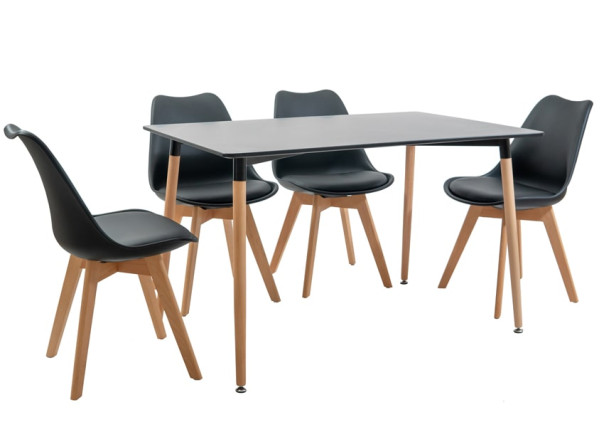 Стілець обідній Richman Жаклін CX Чорний Стілець обідній Richman Жаклін CX Чорний-6