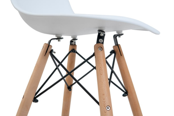 Барний стілець Richman Жаклін Хокер Білий-4