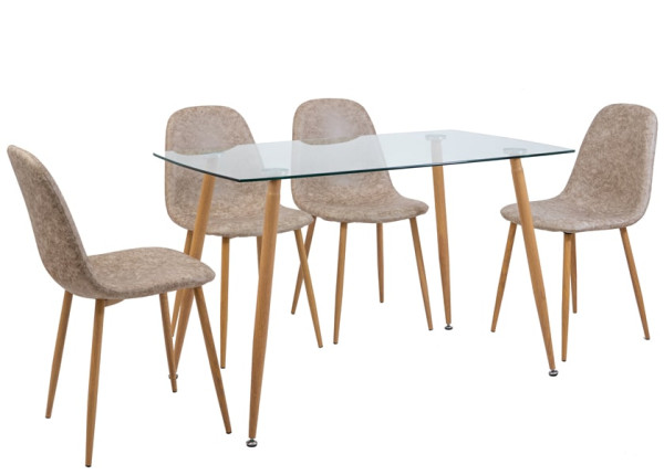 Стул обеденный Richman Макао Мраморный Бежевый экокожа-3