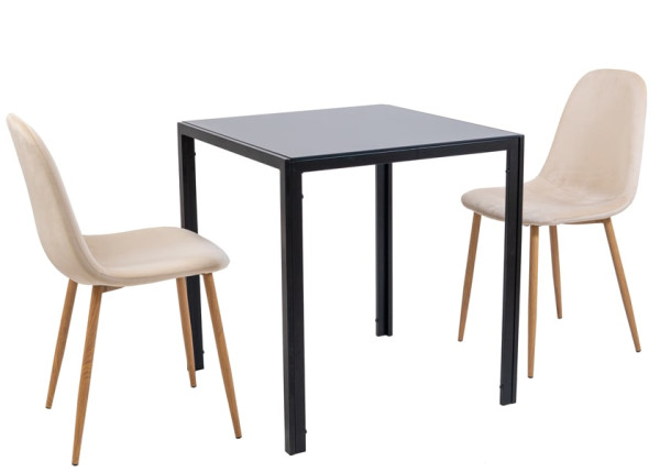 Стілець обідній Richman Макао Бежевий велюр-3