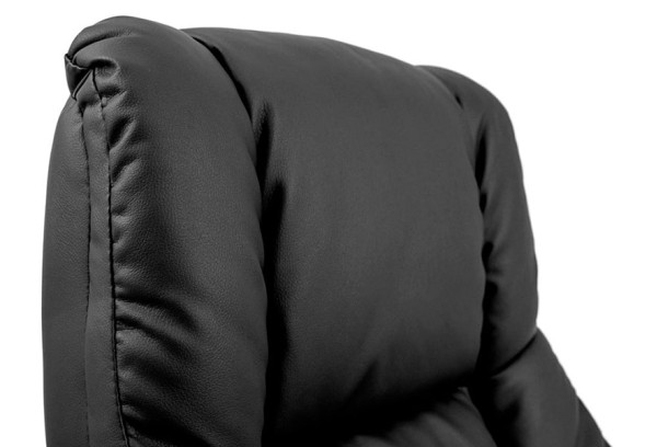 Крісло керівника Richman Конгрес Хром Шкіра-Люкс Чорний-14