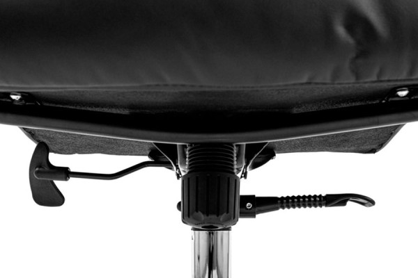 Крісло керівника Richman Конгрес Хром Шкіра-Люкс Чорний-22