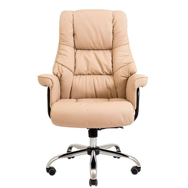 Кресло руководителя Richman Конгресc Хром Бежевый-1