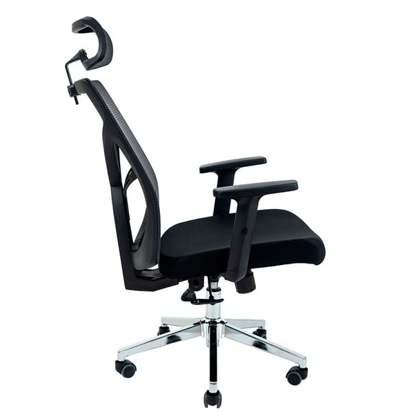 Крісло для персоналу Richman Електра Чорно-сірий-3