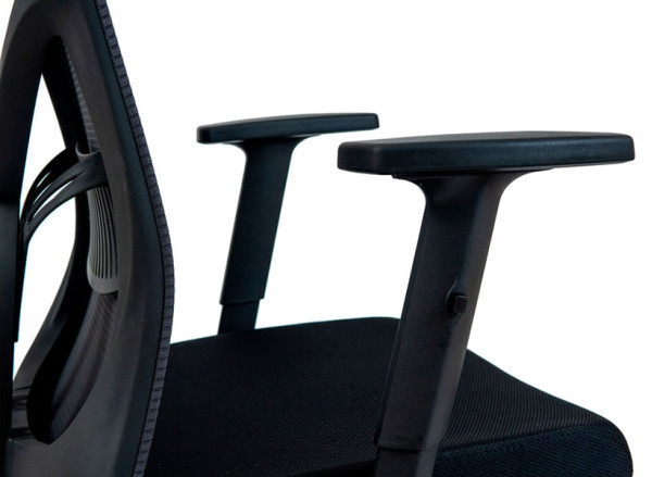 Крісло для персоналу Richman Електра Чорно-сірий-6