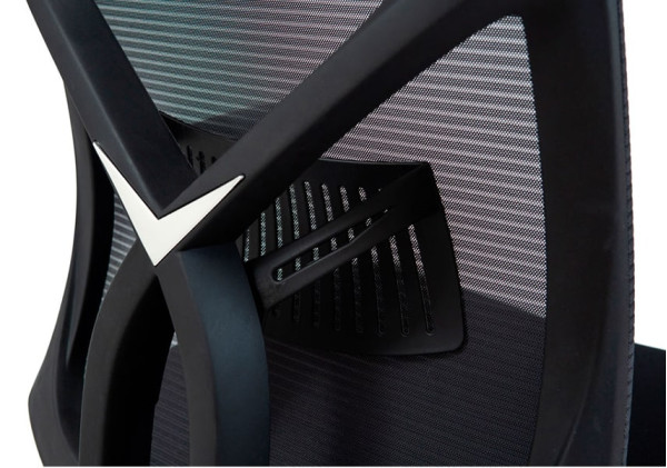 Крісло для персоналу Richman Електра Чорно-сірий-7