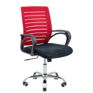 Крісло для персоналу Richman Флеш Чорно-червоний