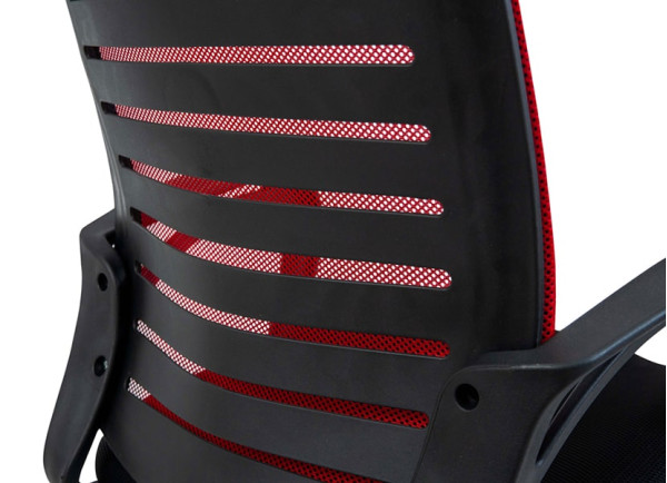 Кресло для персонала Richman Флеш Чёрно-красный-4