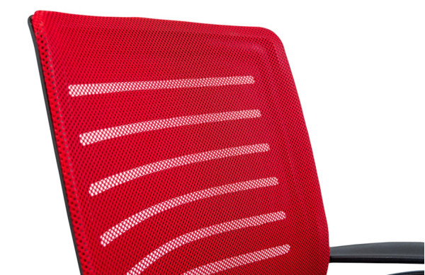 Кресло для персонала Richman Флеш Чёрно-красный-5