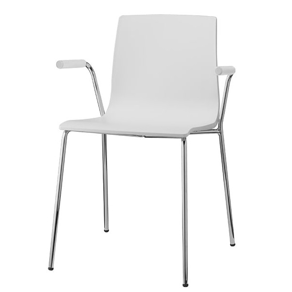 Стілець-крісло Scab Design Alice Arms Білий-0