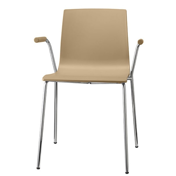 Стілець-крісло Scab Design Alice Arms Бежевий-0