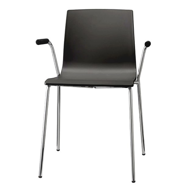 Стілець-крісло Scab Design Alice Arms Чорний-0