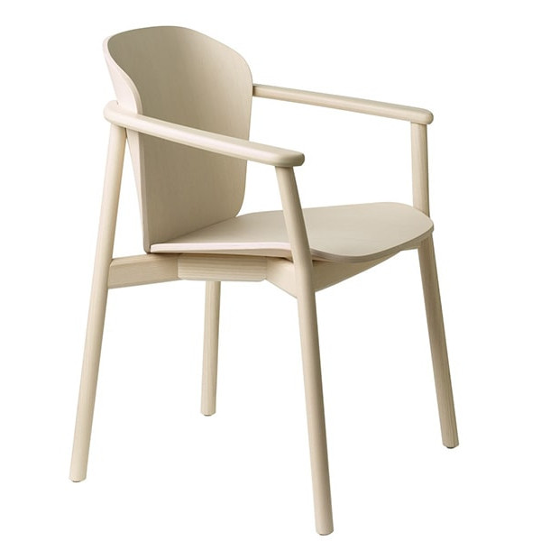 Стул-кресло Scab Design Finn All Wood Бежевый-1
