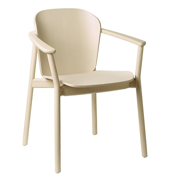 Стул-кресло Scab Design Finn All Wood Бежевый-0