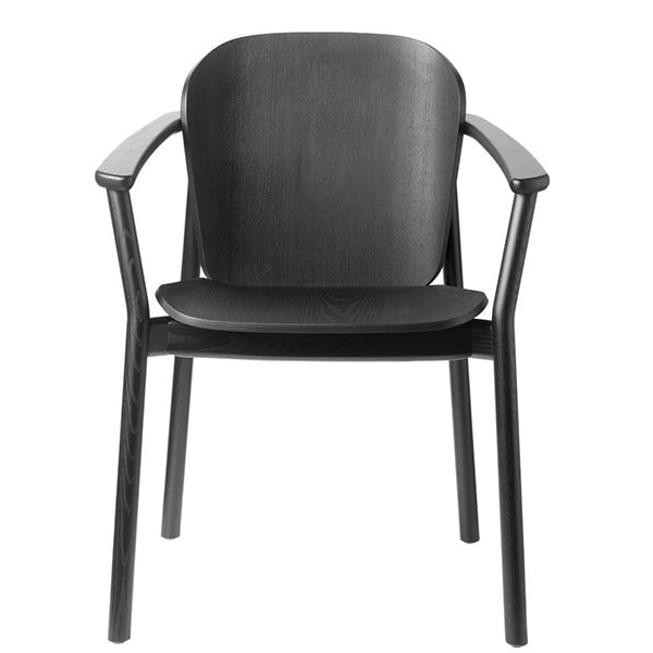 Стул-кресло Scab Design Finn All Wood Чёрный-0