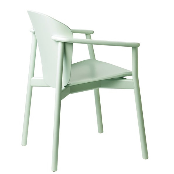 Стілець-крісло Scab Design Finn All Wood Блакитний-1