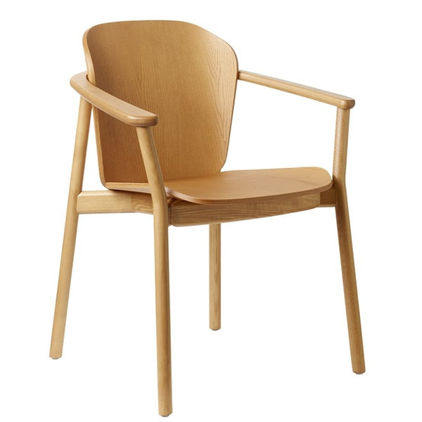 Стул-кресло Scab Design Finn All Wood Коричневый-0