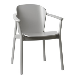 Стул-кресло Scab Design Finn All Wood Серый