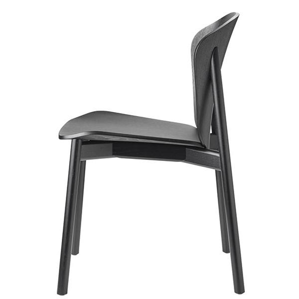 Стілець Scab Design Finn All Wood Чорний-1