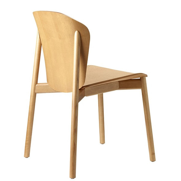 Стілець Scab Design Finn All Wood Коричневий-1