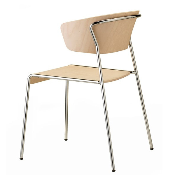 Стул-кресло Scab Design Lisa Wood Бежевый-0