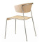 Стілець-крісло Scab Design Lisa Wood Бежевий-0-thumb