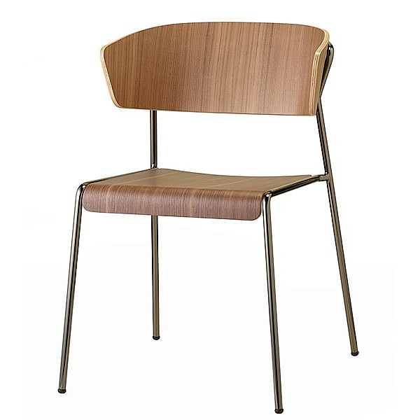 Стілець-крісло Scab Design Lisa Wood Коричневий Стілець-крісло Scab Design Lisa Wood Коричневий-0