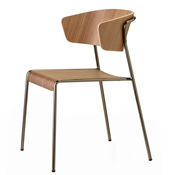 Стілець-крісло Scab Design Lisa Wood Коричневий Стілець-крісло Scab Design Lisa Wood Коричневий-1