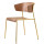 Стул-кресло Scab Design Lisa Wood Светло-коричневый
