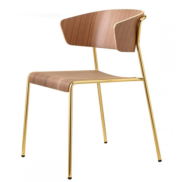 Стул-кресло Scab Design Lisa Wood Светло-коричневый-0