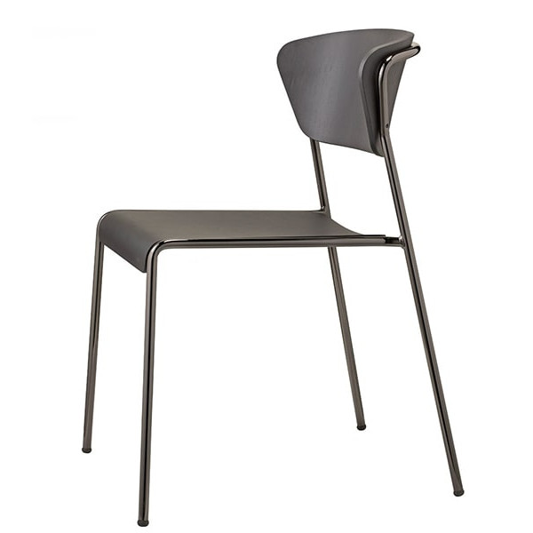 Стілець Scab Design Lisa Wood Чорний-2