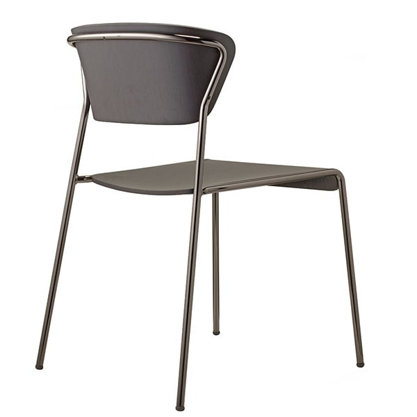 Стілець Scab Design Lisa Wood Чорний-1