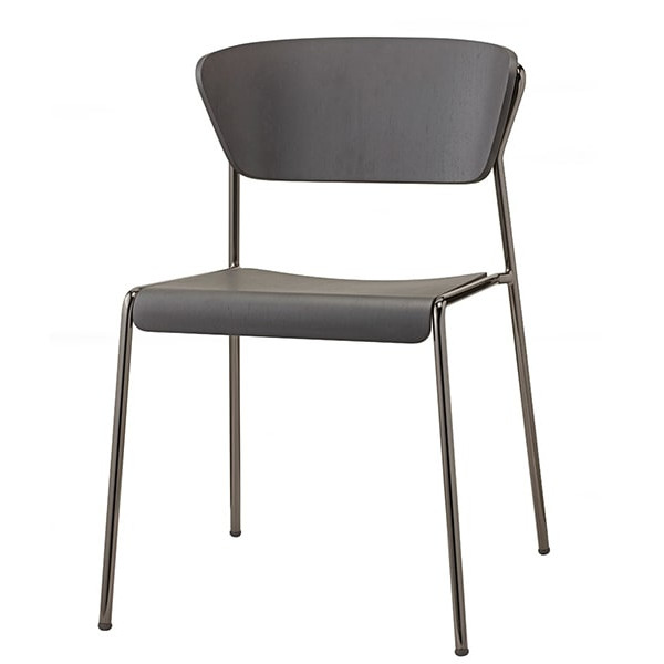 Стілець Scab Design Lisa Wood Чорний-0