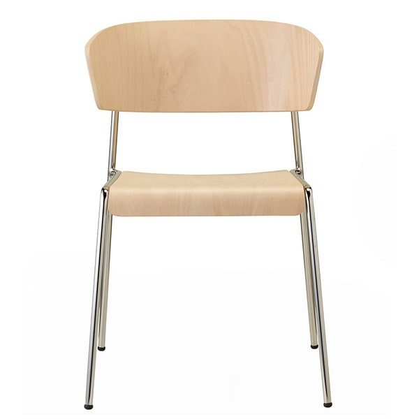 Стілець Scab Design Lisa Wood Світло-коричневий-0