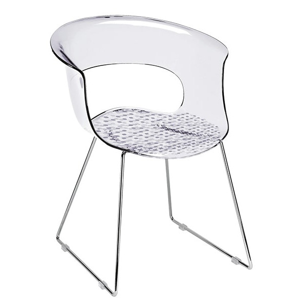 Стул-кресло Scab Design Miss B Antishock Sledge Прозрачный Стул-кресло Scab Design Miss B Antishock Sledge Прозрачный-0
