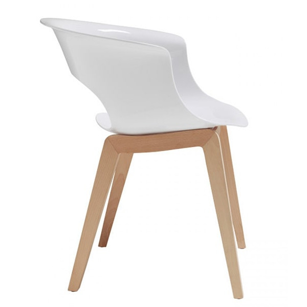 Стілець-крісло Scab Design Natural Miss B Antishock Білий Стілець-крісло Scab Design Natural Miss B Antishock Білий-1