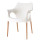 Стілець-крісло Scab Design Natural Ola Білий