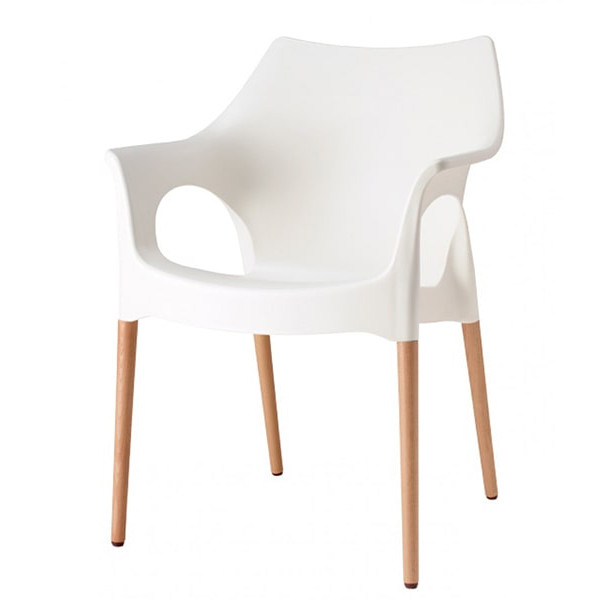 Стул-кресло Scab Design Natural Ola Белый-0