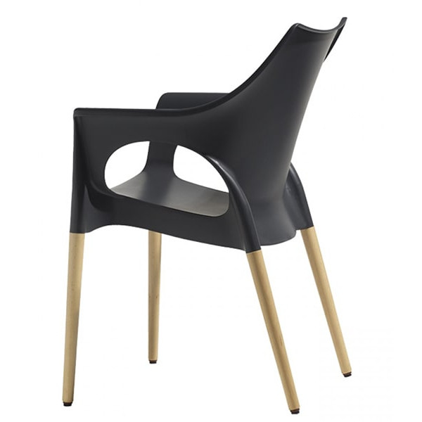 Стул-кресло Scab Design Natural Ola Чёрный-0