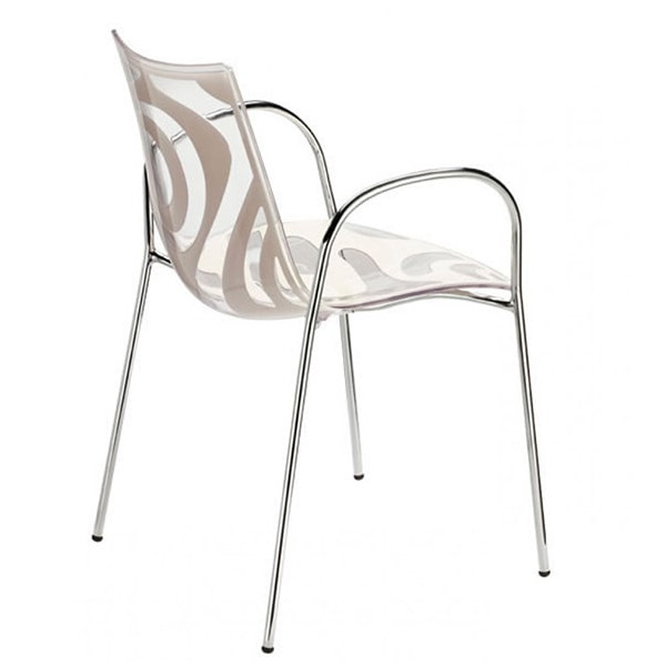 Стул-кресло Scab Design Wave Бежевый-0