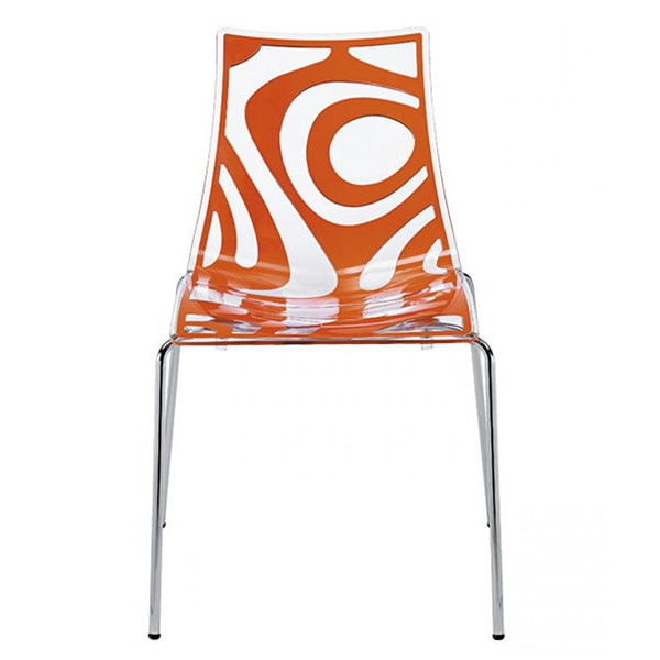 Стілець Scab Design Wave Червоний-0